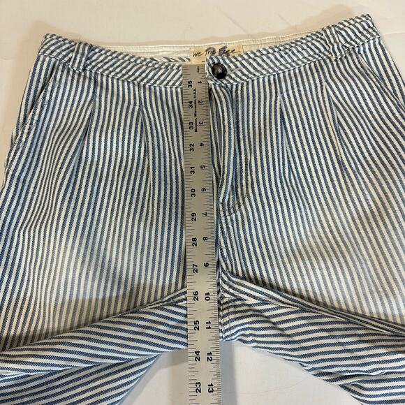 We The Free Women's Striped Pants size 26 Straight Legs Cotton - Picture 7 of 8